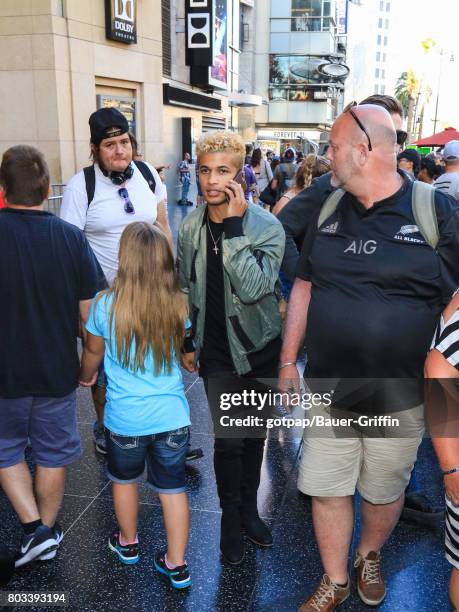 Jordan Fisher is seen on June 28, 2017 in Los Angeles, California.