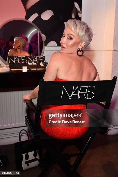Daisy Lewis attends cosmetics brand NARs summer party alongside VIP friends and fans of the brand at Protein on June 29, 2017 in London, England.