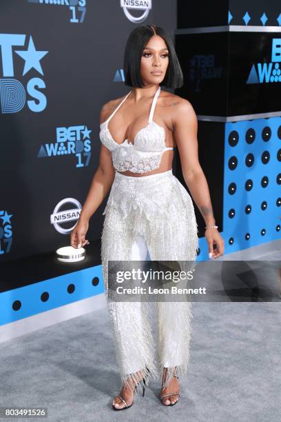 Music artist Joseline Hernandez arrives at the 2017 BET Awards at Microsoft Theater on June 25, 2017 in Los Angeles, California.