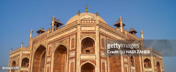 humayun's tomb | unesco world heritage site | delhi - humayan's tomb stock pictures, royalty-free photos & images