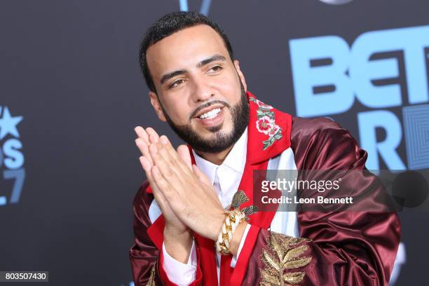 Music artist French Montana arrives at the 2017 BET Awards at Microsoft Theater on June 25, 2017 in Los Angeles, California.