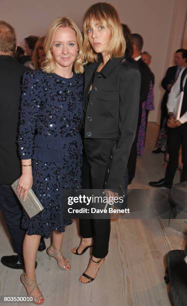 Kate Reardon and Edie Campbell attend Tatler's English Roses 2017 in association with Michael Kors at the Saatchi Gallery on June 29, 2017 in London,...