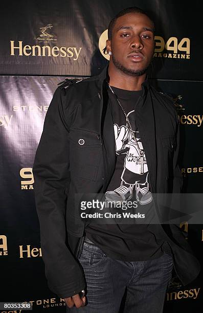 Player Reggie Bush attends NBA player Baron Davis' birthday at Stone Rose Lounge on March 22, 2008 in Beverly Hills, CA.
