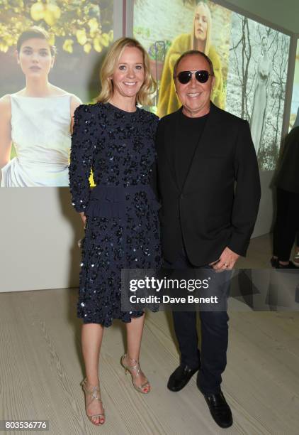 Kate Reardon and Michael Kors attend Tatler's English Roses 2017 in association with Michael Kors at the Saatchi Gallery on June 29, 2017 in London,...
