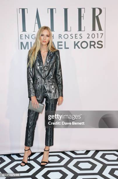 Ella Richards attends Tatler's English Roses 2017 in association with Michael Kors at the Saatchi Gallery on June 29, 2017 in London, England.