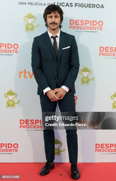 Actor Hugo Silva attends the 'Despido procedente' photocall at Callao cinema on June 29, 2017 in Madrid, Spain.