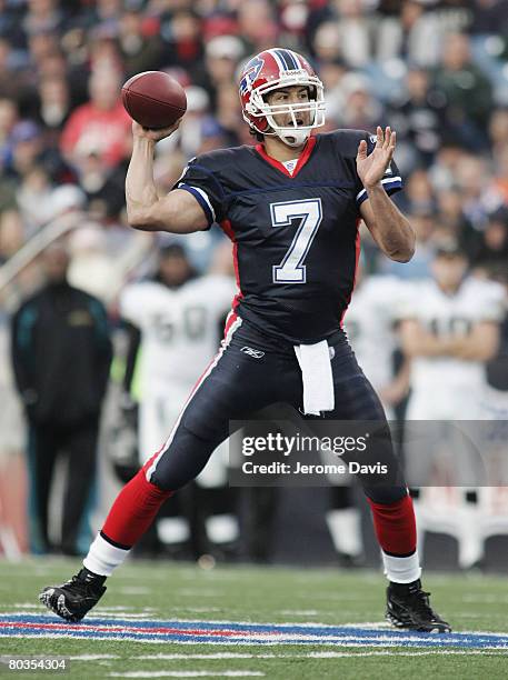 Buffalo Bills' quarterback J.P. Losman during game between the Jacksonville Jaguars and the Buffalo Bills at Ralph Wilson Stadium in Orchard Park,...