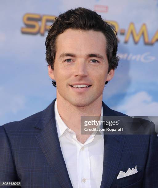 Actor Ian Harding arrives at the Los Angeles Premiere "Spider-Man: Homecoming" at TCL Chinese Theatre on June 28, 2017 in Hollywood, California.