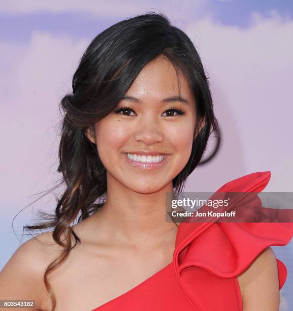 Actress Tiffany Espensen arrives at the Los Angeles Premiere "Spider-Man: Homecoming" at TCL Chinese Theatre on June 28, 2017 in Hollywood,...