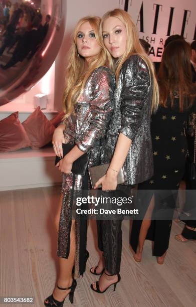 Lady Lola Crichton-Stuart and Ella Richards attend Tatler's English Roses 2017 in association with Michael Kors at the Saatchi Gallery on June 29,...