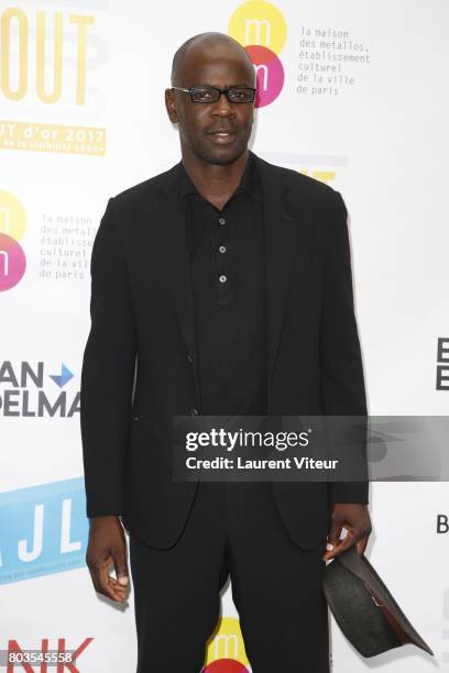 Lilian Thuram attends "Out D'Or" LGBT Awards Ceremony at Maison Des Metallos on June 29, 2017 in Paris, France.