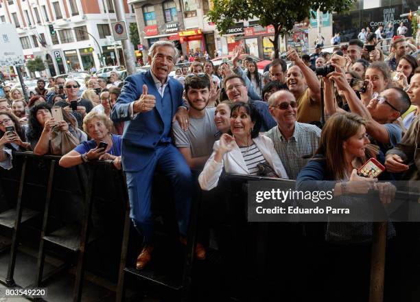 Actor Imanol Arias attends the 'Despido procedente' photocall at Callao cinema on June 29, 2017 in Madrid, Spain.