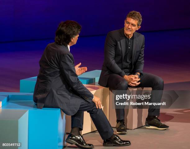 Antonio Banderas attends the 'Princesa de Girona' foundation awards held at the Palacio de Congressos de Girona on June 29, 2017 in Girona, Spain.