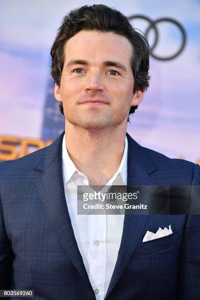 Ian Harding arrives at the Premiere Of Columbia Pictures' "Spider-Man: Homecoming" at TCL Chinese Theatre on June 28, 2017 in Hollywood, California.