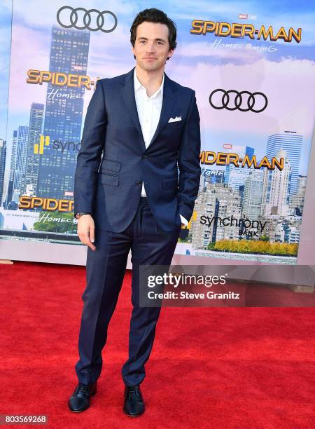 Ian Harding arrives at the Premiere Of Columbia Pictures' "Spider-Man: Homecoming" at TCL Chinese Theatre on June 28, 2017 in Hollywood, California.