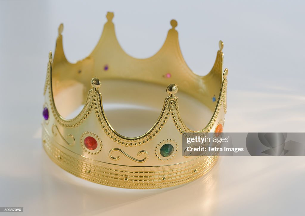 Close up of toy crown