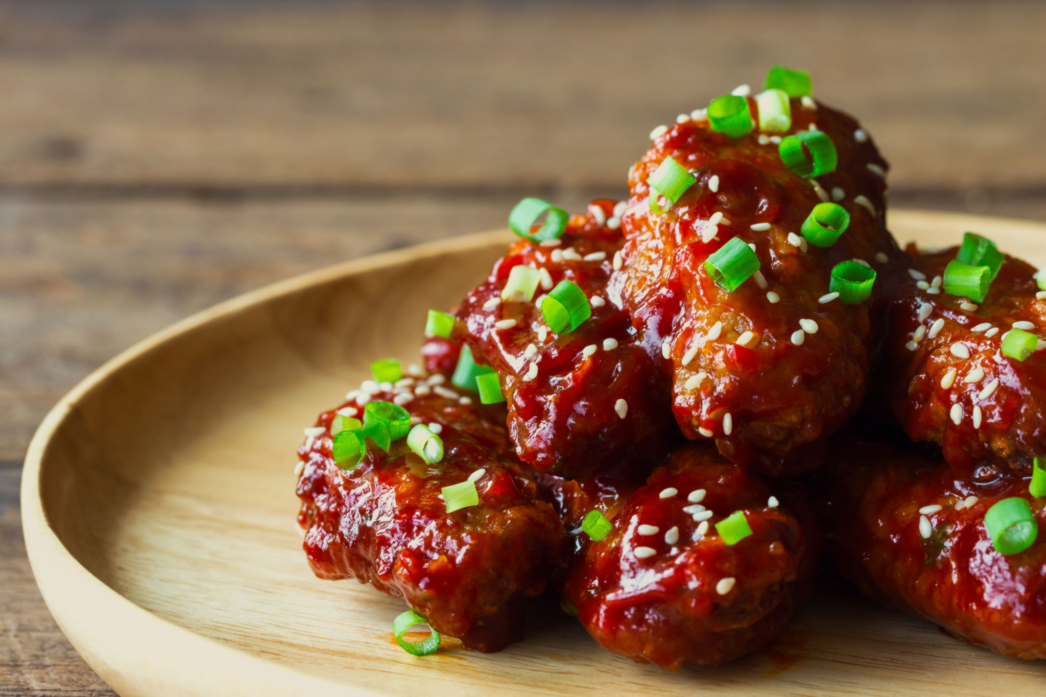 korean bbq wings