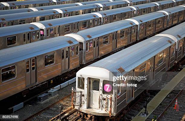 new york city subway - new york city subway stock-fotos und bilder