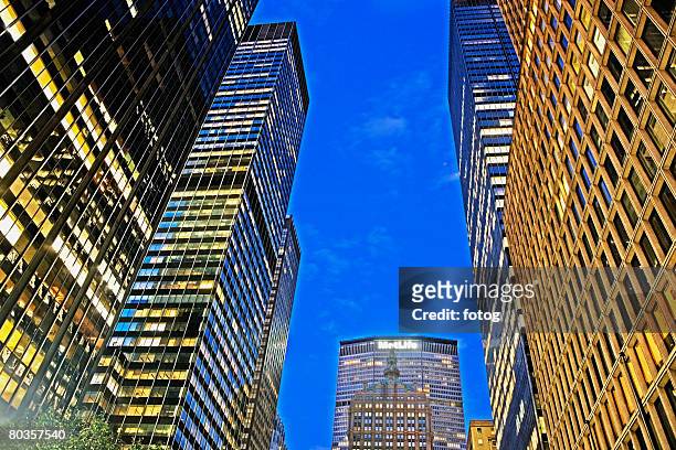 met life building, new york city - metlife building stock pictures, royalty-free photos & images