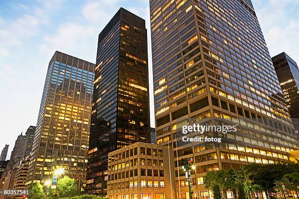 new york city, architecture - park avenue stock pictures, royalty-free photos & images