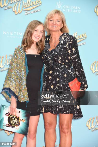 Alice Beer and daughter attend the Gala performance of Wind In The Willows at London Palladium on June 29, 2017 in London, England.