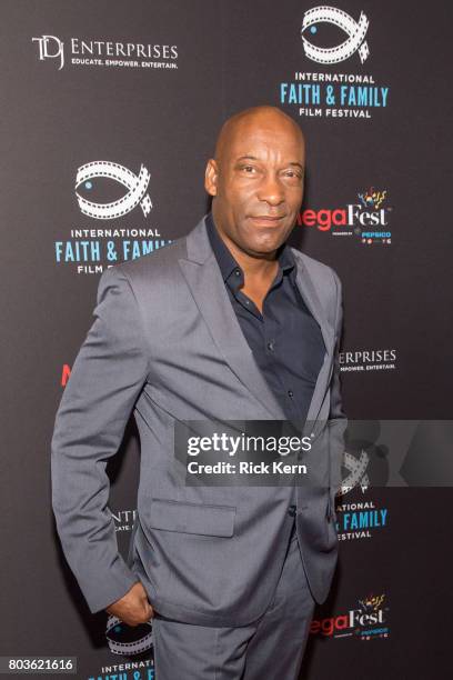 John Singleton poses before the MegaFest Leading Men In Hollywood Panel at the Omni Hotel on June 29, 2017 in Dallas, Texas.