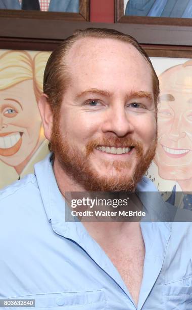 Darren Goldstein attends the portrait unveilings of Laura Linney and Cynthia Nixon starring on Broadway in the Manhattan Theatre Club's THE LITTLE...