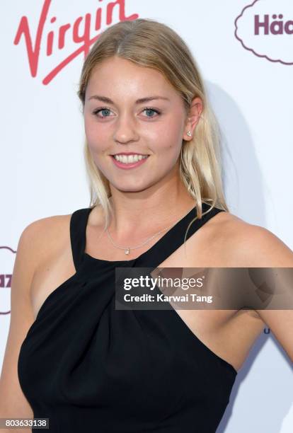 Carina Witthoeft attends the WTA Pre-Wimbledon party at Kensington Roof Gardens on June 29, 2017 in London, England.