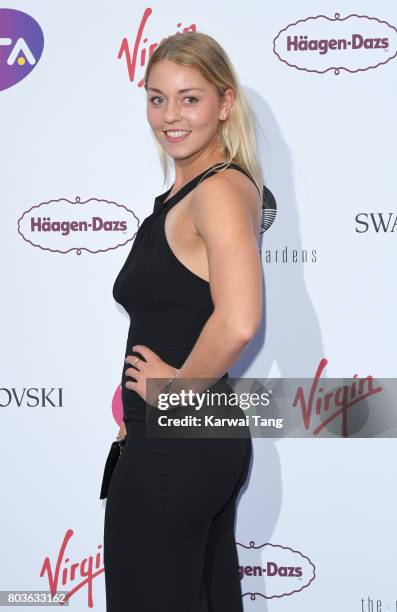 Carina Witthoeft attends the WTA Pre-Wimbledon party at Kensington Roof Gardens on June 29, 2017 in London, England.