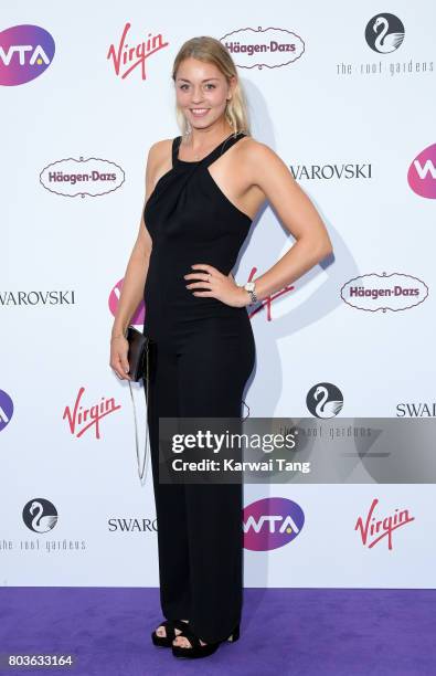 Carina Witthoeft attends the WTA Pre-Wimbledon party at Kensington Roof Gardens on June 29, 2017 in London, England.