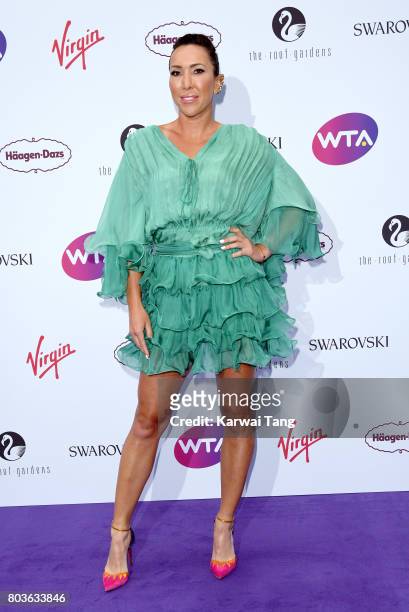 Jelena Jankovic attends the WTA Pre-Wimbledon party at Kensington Roof Gardens on June 29, 2017 in London, England.
