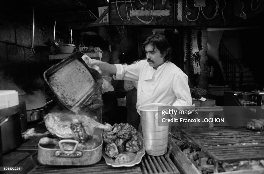 Cuisinier à Paris en 1975