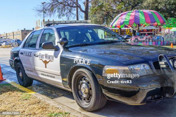 coche de policía de fort worth - fort worth fotografías e imágenes de stock