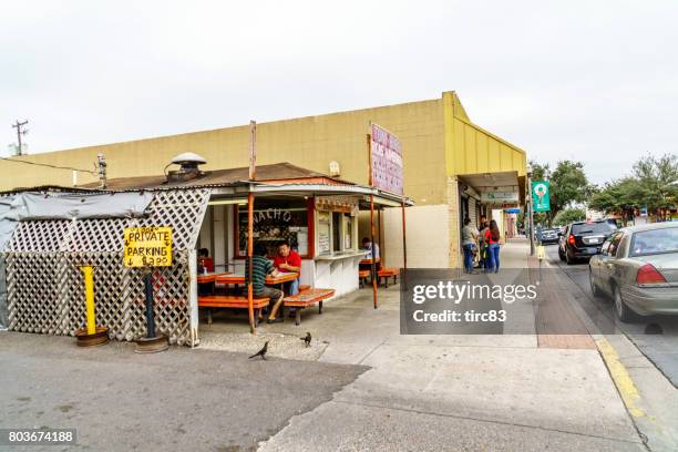 takeaway food shed in mcallen texas - mcallen texas stock pictures, royalty-free photos & images