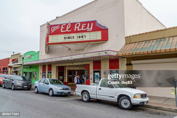old texas movie theater in downtown mcallen - mcallen texas stock pictures, royalty-free photos & images
