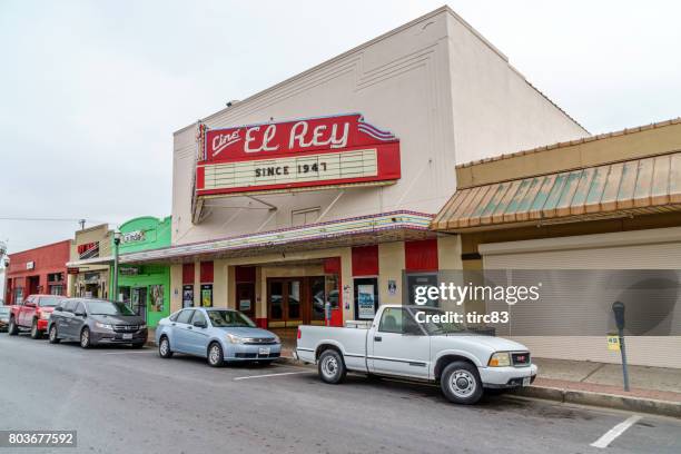 old texas movie theater in downtown mcallen - mcallen texas stock pictures, royalty-free photos & images