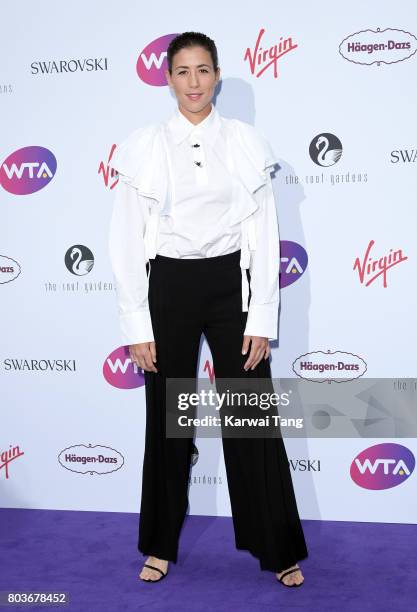 Garbine Muguruza attends the WTA Pre-Wimbledon party at Kensington Roof Gardens on June 29, 2017 in London, England.