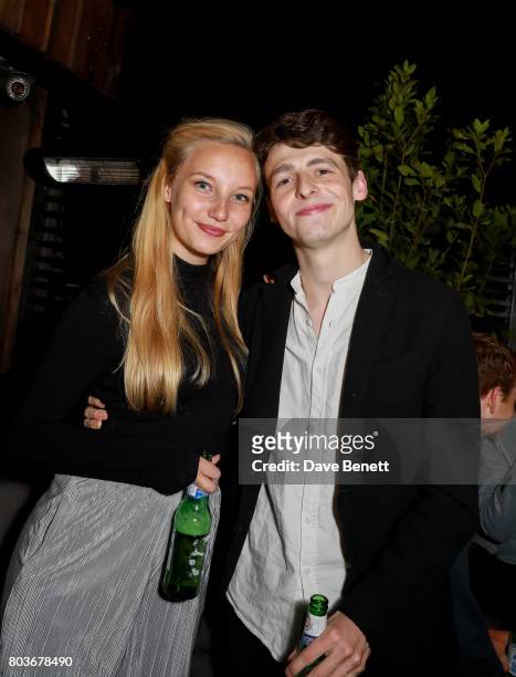 Kristy Philipps and Anthony Boyle attend the press night after party for "The Ferryman" at the Century Club on June 29, 2017 in London, England.