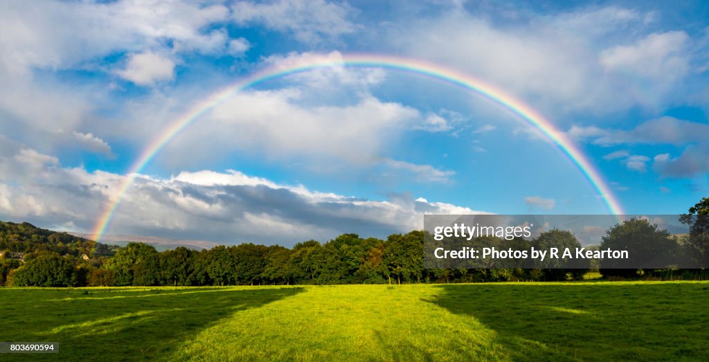 Spectacular double rainbow