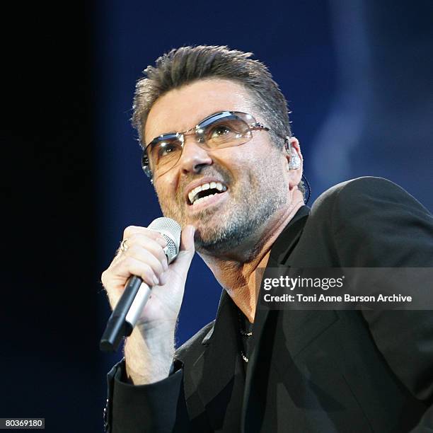 George Michael And His 25 Live Tour Photos And Premium High Res george-michael-and-his-25-live-tour-photos-and-premium-high-res