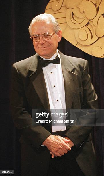 Hispanic Heritage Award winner Cruz Reynoso poses for photographers at the Hispanic Heritage Awards September 7, 2000 in WashingtonD.C. Reynoso won...