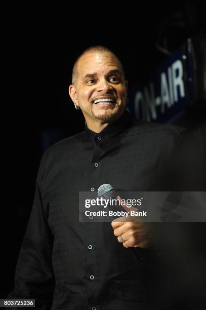 Sinbad performs at the Stress Factory Comedy Club on June 29, 2017 in New Brunswick, New Jersey.