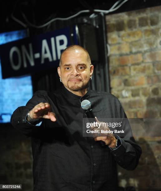 Sinbad performs at the Stress Factory Comedy Club on June 29, 2017 in New Brunswick, New Jersey.