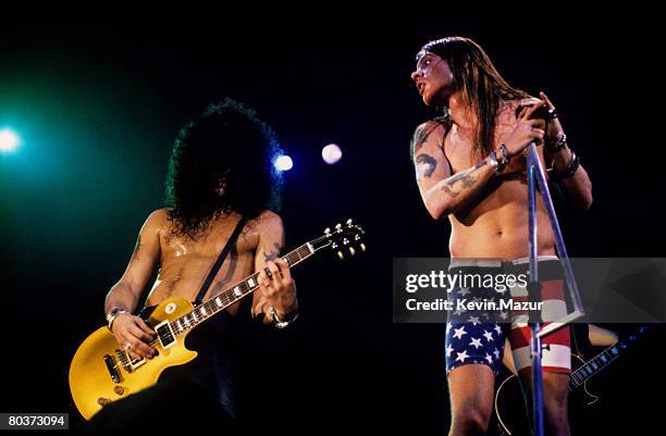 Slash and Axl Rose