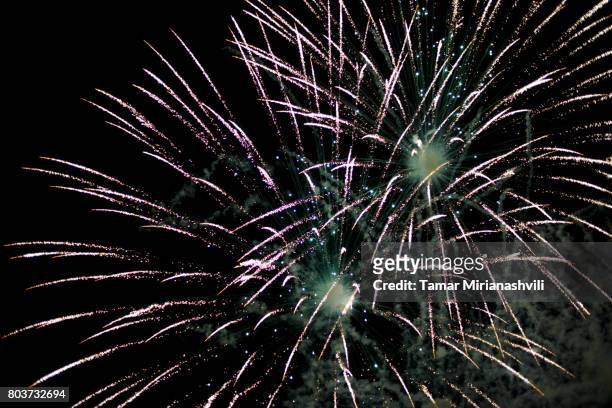 fireworks - tamar mirianashvili stock-fotos und bilder