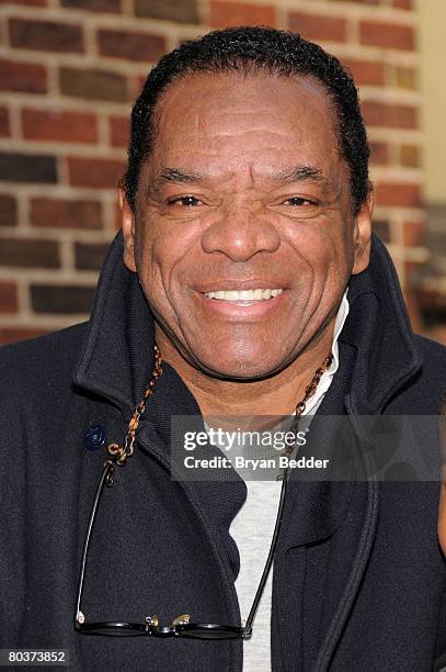 Actor John Witherspoon arrives at the Ed Sullivan Theater for a taping of "The Late Show with David Letterman" March 25, 2008 in New York City.