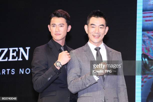 Richie Ren promotoes for CITIZEN Eco-Drive watch on 29th June, 2017 in Taipei, Taiwan, China.
