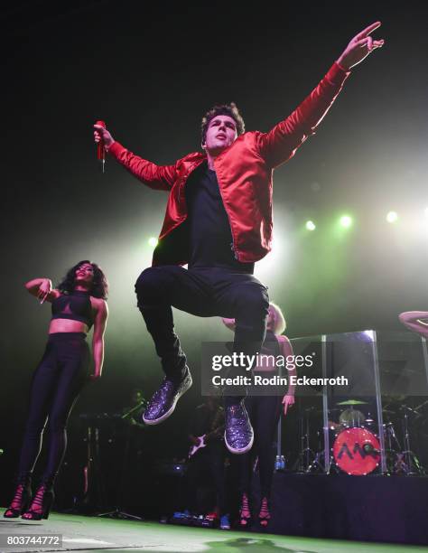 Austin Mahone performs at The Fonda Theatre on June 29, 2017 in Los Angeles, California.