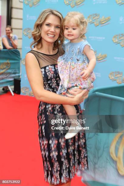 Charlotte Hawkins attends the press night performance of "The Wind In The Willows" at the London Palladium on June 29, 2017 in London, England.