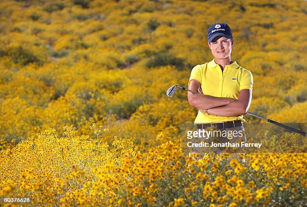 Lorena Ochoa of Mexico poses for a portrait during the LPGA Safeway International at the Superstition Mountain Golf and Country Club March 25, 2008...